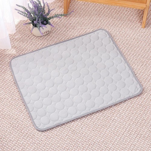 Pet Self Cooling Ice Silk Mat Cool Mat Dogs Cats Rest Pad Bed Mattress Heat Reli - Picture 9 of 11