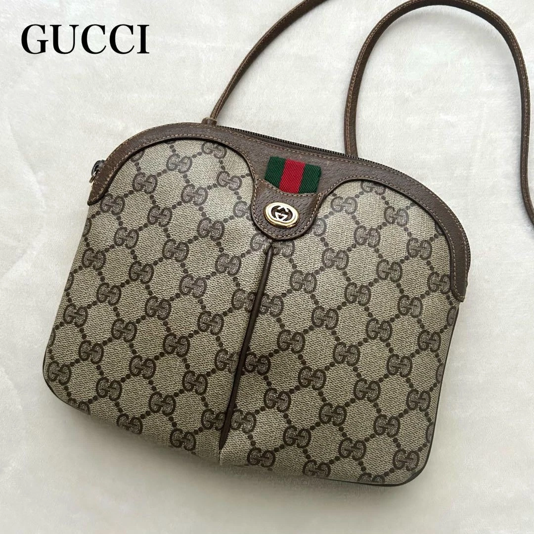 Gucci ancien sac à bandoulière ligne sherry pvc