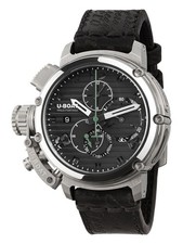 U-Boat Chimera Automatic Chronograph Black Dial black Leather Mens Watch 9592