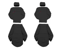 Fits BMW E36 M3 NON-Vader 1994-99 Black Leather Seat covers Made In USA