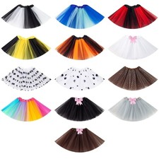 Layered Tulle Tutu Skirt Dance Tutu Skirt Princess Skirt Pleated Midi Skirt
