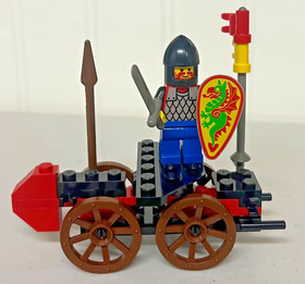 LEGO SYSTEM# 1971 Vintage Black Knight's Battering Ram W/Instructions. Complete