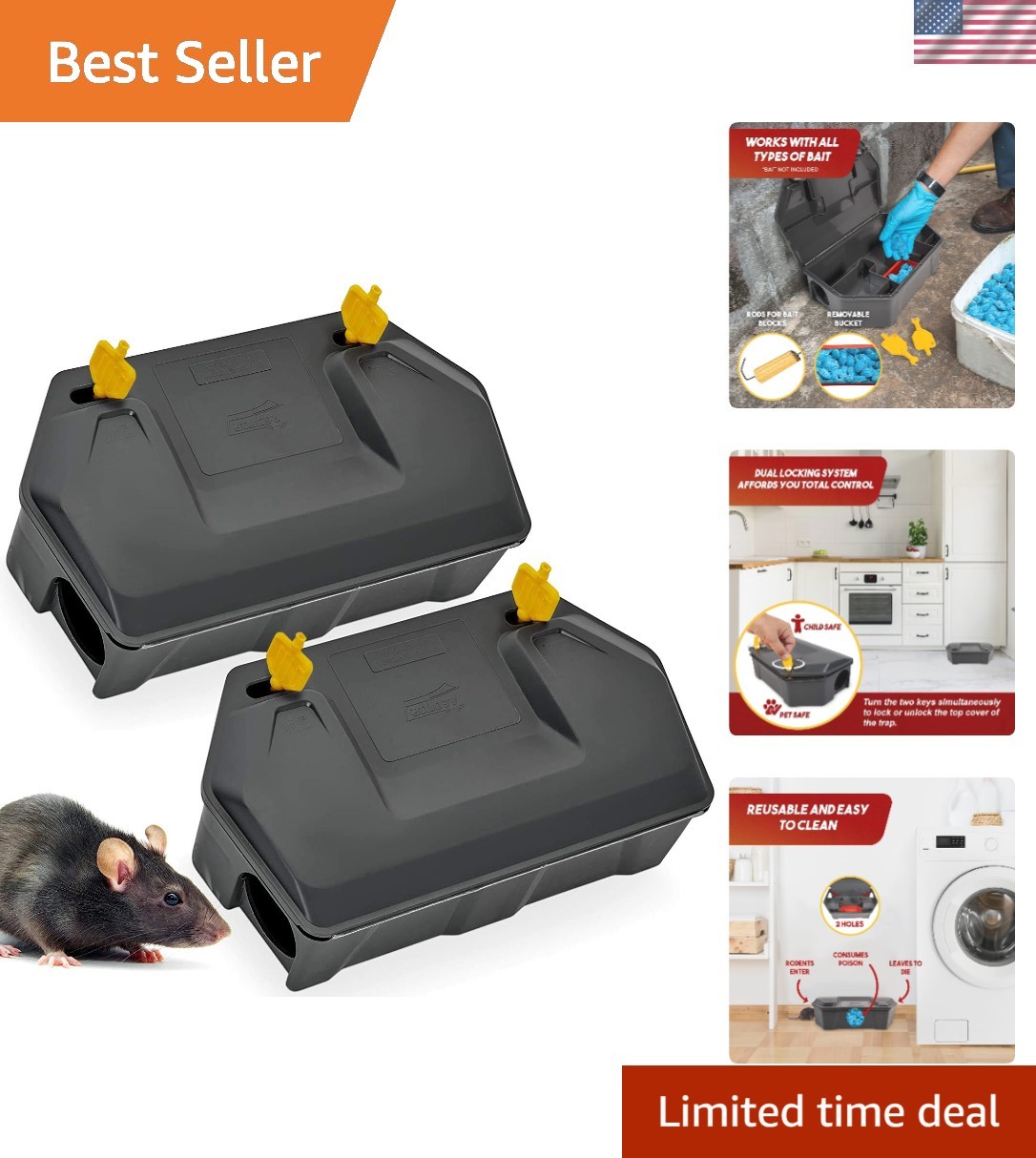 Set - Durable Outdoor Trap For Effective Control
