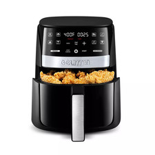 Gourmia 3Qt Digital Air Fryer Stainless Steel 8-in-1 FryForce 360 GAF326