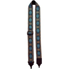 Lm Products 2 Retro Style Cotton Banjo Strap Turquoise Lm Products 2 Retro Style Cotton Banjo Strap Turquoise