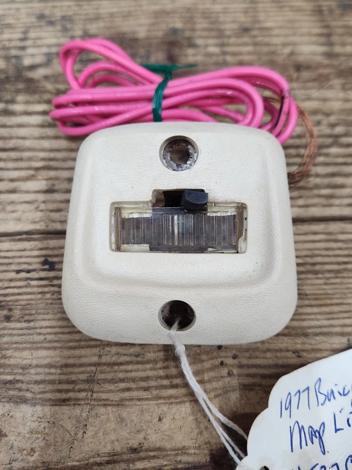 OEM GM 1973-1977 Chevy El Camino Monte Carlo Malibu Mapa Interior Luz BLANCA Foto 2 de 4