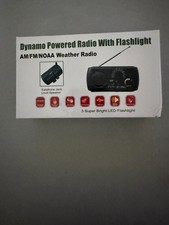 Dual Powered Dynamo/Battery Powered AM/FM/NOAA Emergency Radio w/Flashlight
