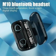 TWS Bluetooth Earbuds Waterproof Bluetooth 5.1 Headset Noise Cancelling Wireless
