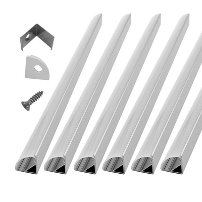 #ad #ad 6 Pack Led Aluminum Channel System with Cover V Shape Led Strip Lights Diffuser $17.30