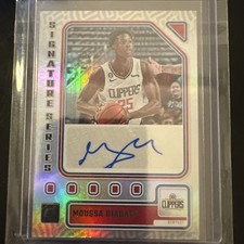 Moussa Diabate 2023-24 Donruss #SS-DIA Signature Series Auto Clippers