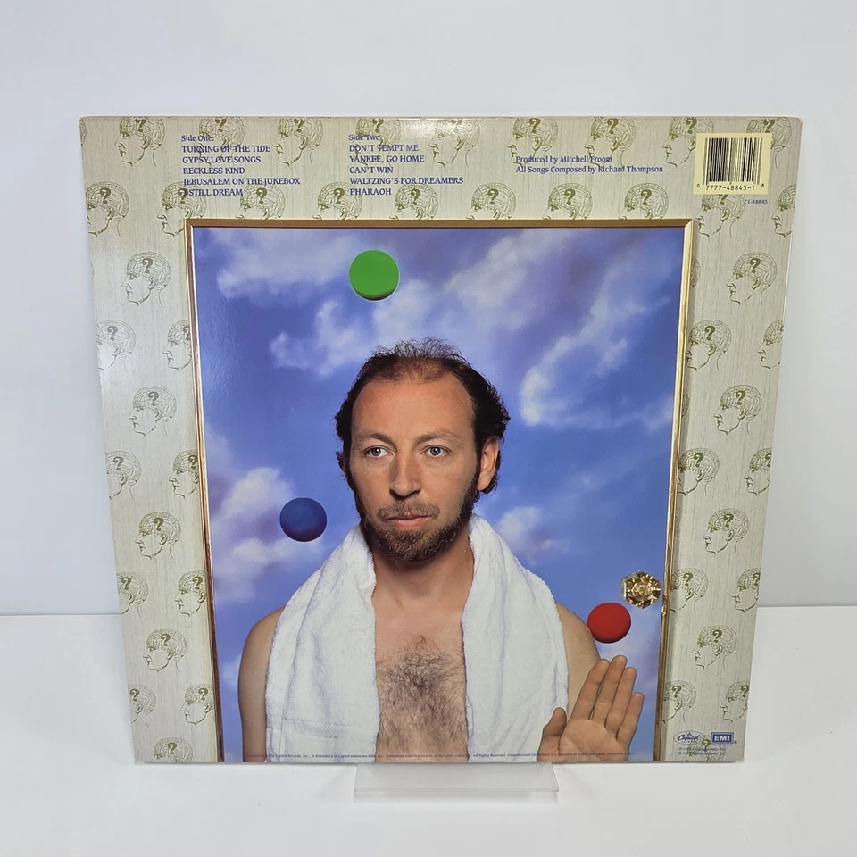 Richard Thompson Amnesia LP Album Vinyl Record EST 2075 Capitol Records - Image 2 of 4