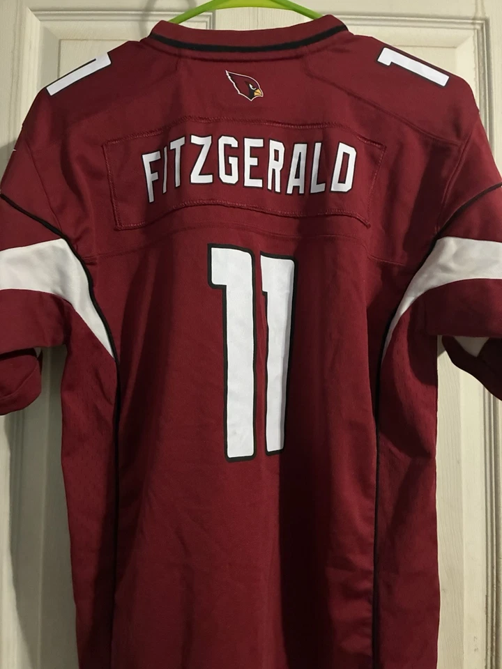 Camiseta deportiva juvenil del equipo de la NFL Arizona Cardinals Larry Fitzgerald #11 talla L (12-14) Foto 4 de 4