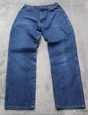 Wrangler Jeans Womens 16 28x29 Blue Straight Leg Denim Made in USA 13MWZMR Vtg