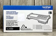 Brother TN-450 Genuine Brand New Unopened Box Black Toner Cartridge