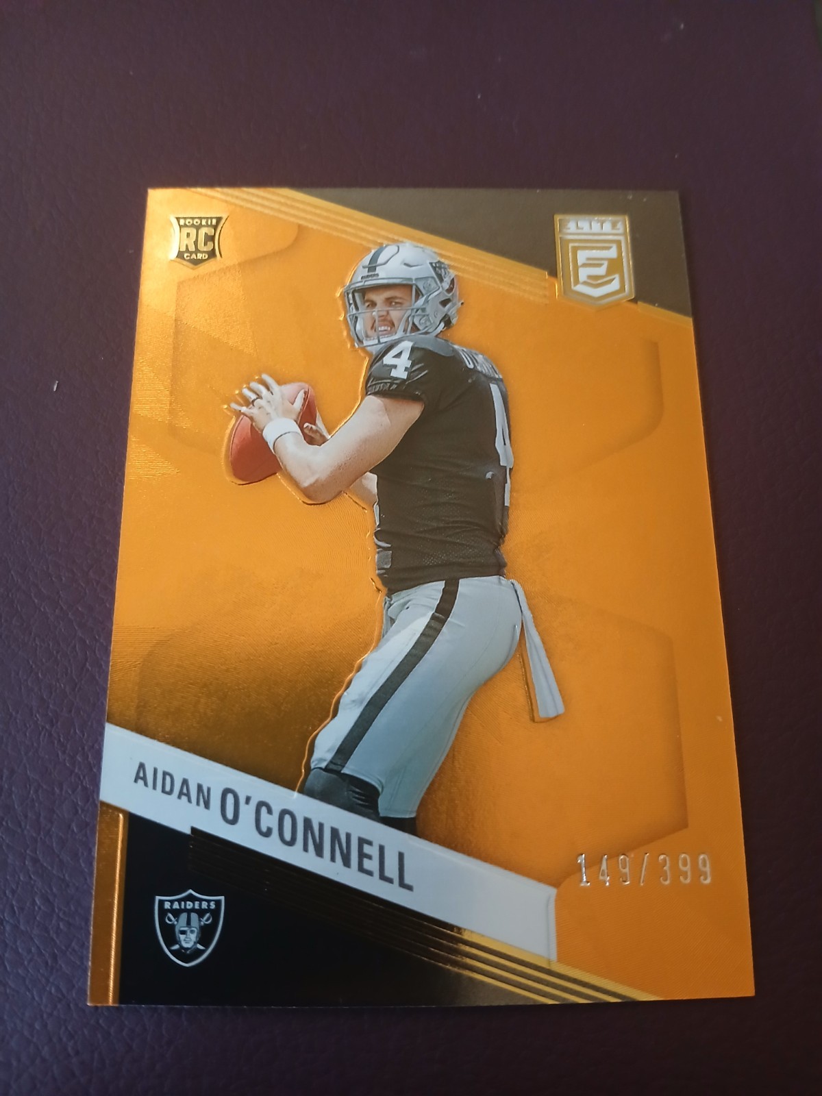 2023 Panini Donruss Elite - Rookies Aidan O'Connell #101 Orange /399 (RC)