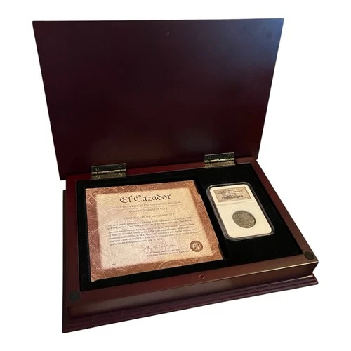 SHIPWRECK 1773 FM MEXICO 2R Reales INVERTED FM EL CAZADOR NGC Graded Genuine