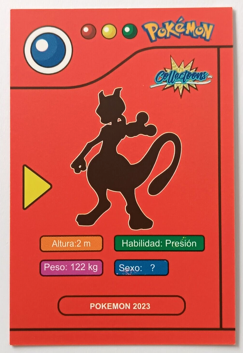 CARD POKEMON POKEDEX EC VOL. I #150 MEWTWO 2023 Kanto PERU South