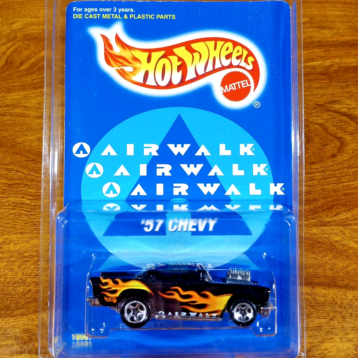 Hot Wheels Vintage Airwalk Special Edition '57 chevy Black 5 Spoke