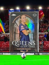 2023/24 Topps Chrome Womens UEFA Champions League Soccer QOF Gaetane Thiney #17
