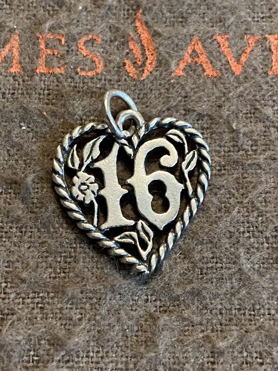 Sterling silver sweet 16 charm sale
