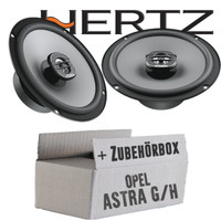 Hertz Lautsprecher FüR Opel Astra GH 16Cm Boxen Koax Auto Einbauset Front TüRen