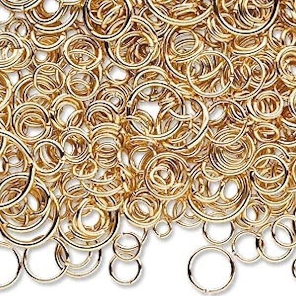 4mm Outsde Dameter Open Jump Rngs 20 gauge 0.81mm 14K | Etsy