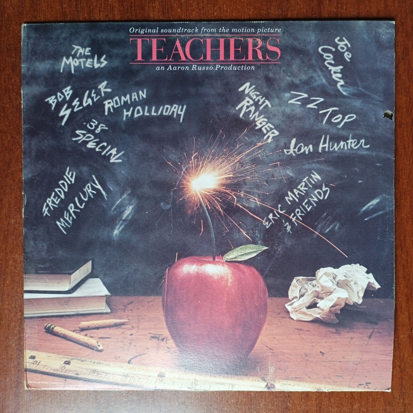 Teachers [1984] Vinyl LP Electronic Synth Pop Hard Rock Heavy Metal Soundtrack