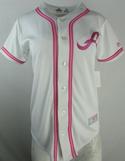 pink braves jersey