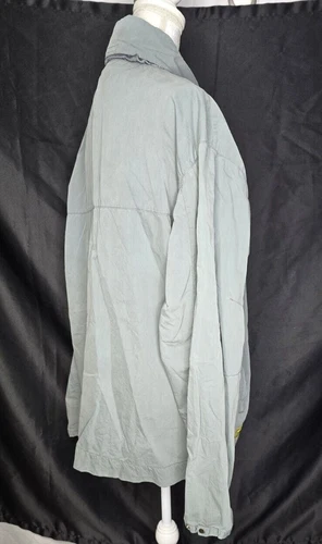 Planet Earth Jacket XL Skateboard Ski Net Lined Green Gray Hidden Hood Full Zip image 5