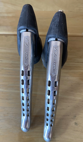 Aero - Capuchons de levier de frein pour vélo - Style vintage - En caoutchouc - Noir - Pour route - MAFAC Campagnolo Shimano