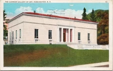 Currier Gallery of Art Manchester NH New Hampshire c1934 Eluto Bros Postcard F31