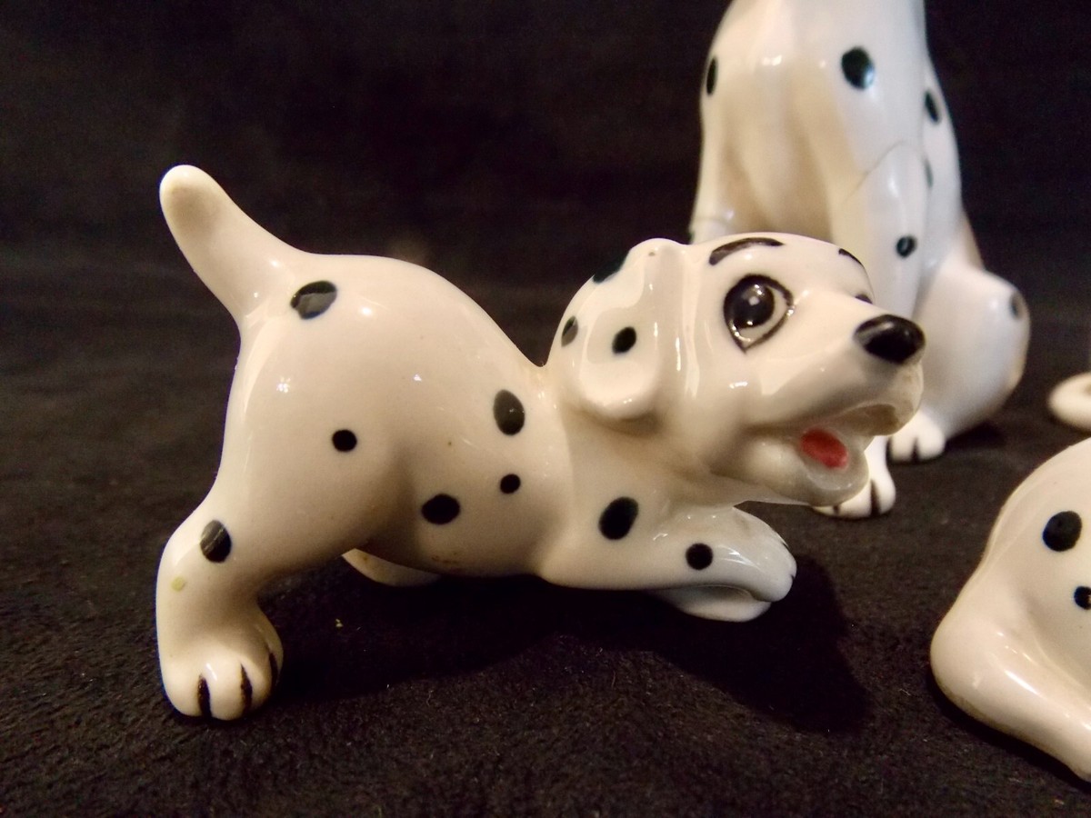 1961 Walt Disney's 101 Dalmatians Ceramic Figurines Perdita Pongo