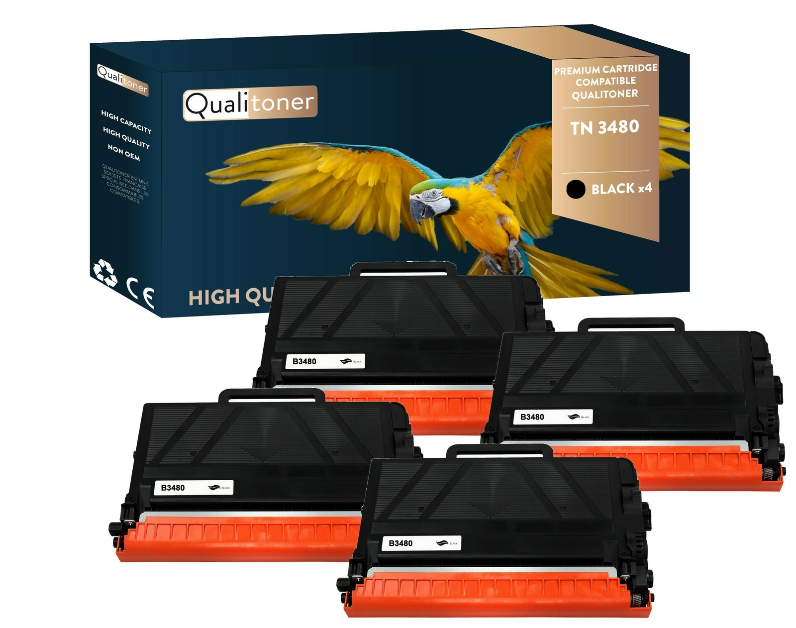 Toner TN3480 noir compatible Brother pour organiser votre espace de télétravail