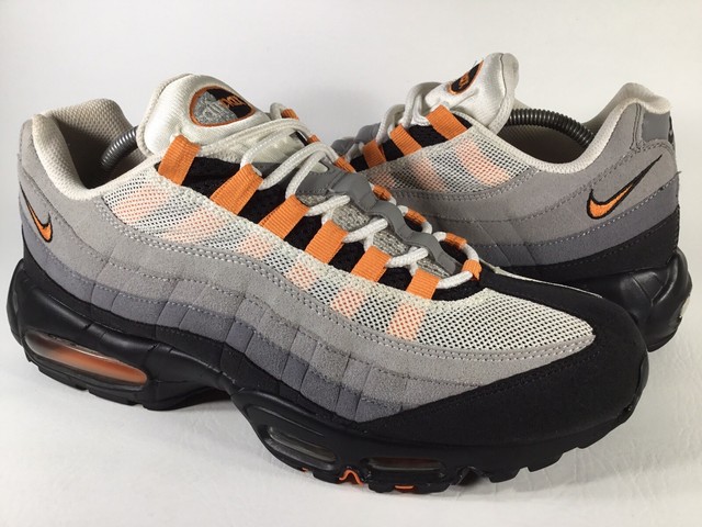 air max 95 orange and white