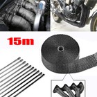 Titan Hitzeschutzband 15m Auspuff Krümmer Band bis 1400° Hitzeschutz Heat Wrap