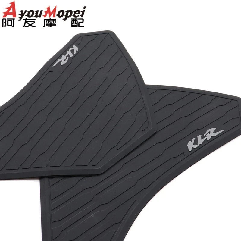 Almohadilla de tanque de combustible 2 piezas para Kawasaki KLR650 2022-2024 protector de tanque empuñadura de rodilla KLR650 Foto 3 de 4