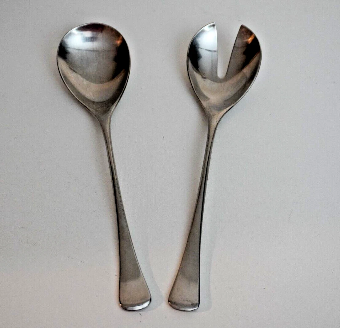 WMF Cannes Festival Cromargan Satin Stainless 2 Piece Salad Set - Free Shipping