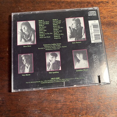 GTR CD Steve Howe, Steve Hackett, GTR Compact Disc 1986