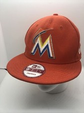 New Era MLB 9Fifty Miami MARLINS 950 Snapback Cap Hat ORANGE