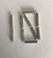 10 PCS FLIP KEY SPLIT ROLL PIN Chrome 8MM*1.6MM FITS VW AUDI FORD SEAT SKODA