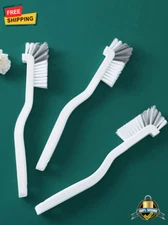 1 pc White Plastic Gap Cleaning Brush - Multipurpose for Kitchen, Bathroom