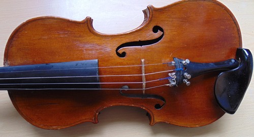 Vintage alte Geige beschriftet Modell von Stradivari Antonius Guanerius etc....dv64 - Bild 8 von 11