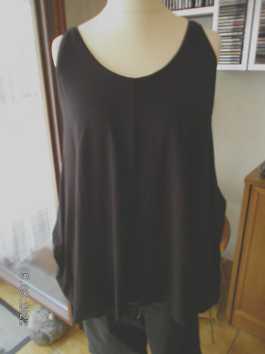 COCON COMMERZ PRIVATSACHEN,Top,Gr.2(XL),schwarz,Lagenlook,Traumteil