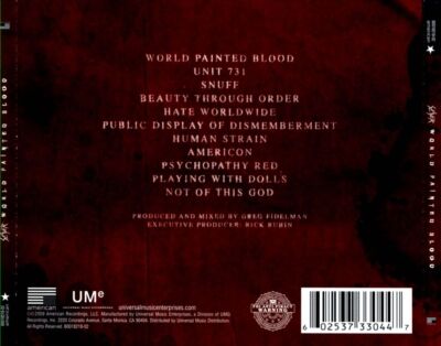 SLAYER WORLD PAINTED BLOOD NEW CD