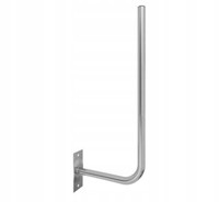 Antennenhalterung Sat Halterung 25X60 Cm Wandhalterung Antenne Silber