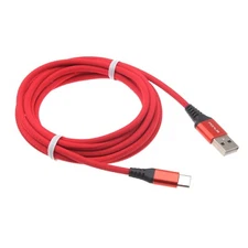 For iPhone 15/Pro/Max/Plus - Type-C Red 6ft USB-C Cable Charger Cord Power Wire