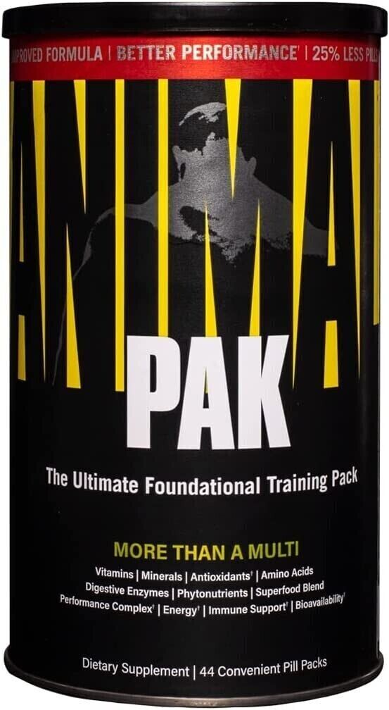 Universal Animal Pak 44 Multivitamin Pill Packs for Bodybuilders