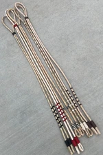 rawhide CHARRO SADDLE HORSE REINS. RIENDAS CHARRAS CUERO PARA CABALLO, CHARRERIA