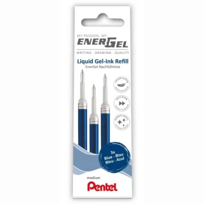 PENTEL EnerGel Nachfüllmine LR7-3B 0,35mm blau 3 Stück