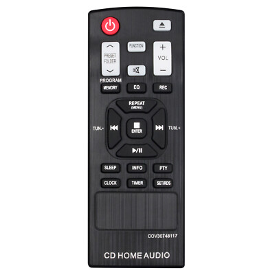 New COV30748117 Replace Remote for LG Micro Hi-Fi System CM1930 CMS1930F CM1931